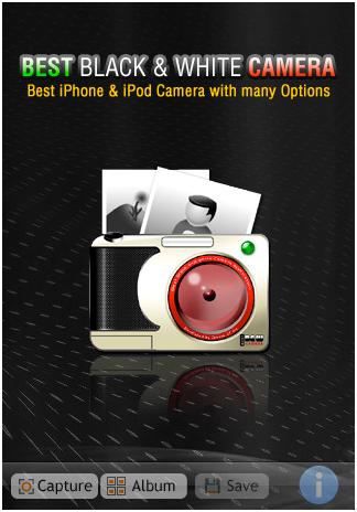 Zanura iPhone Black & White camera app